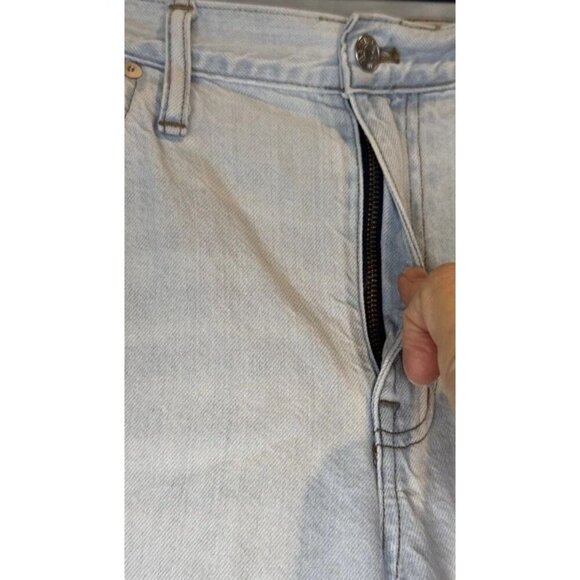 Madewell Women's The Slouchy Boyjean Light Wash Distressed Jeans Sz 30 - Picture 3 of 13